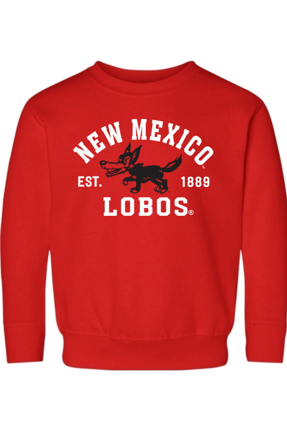 Lobos Collegiate Classic - Rabbit Skins Toddler Fleece Crewneck Sweatshirt