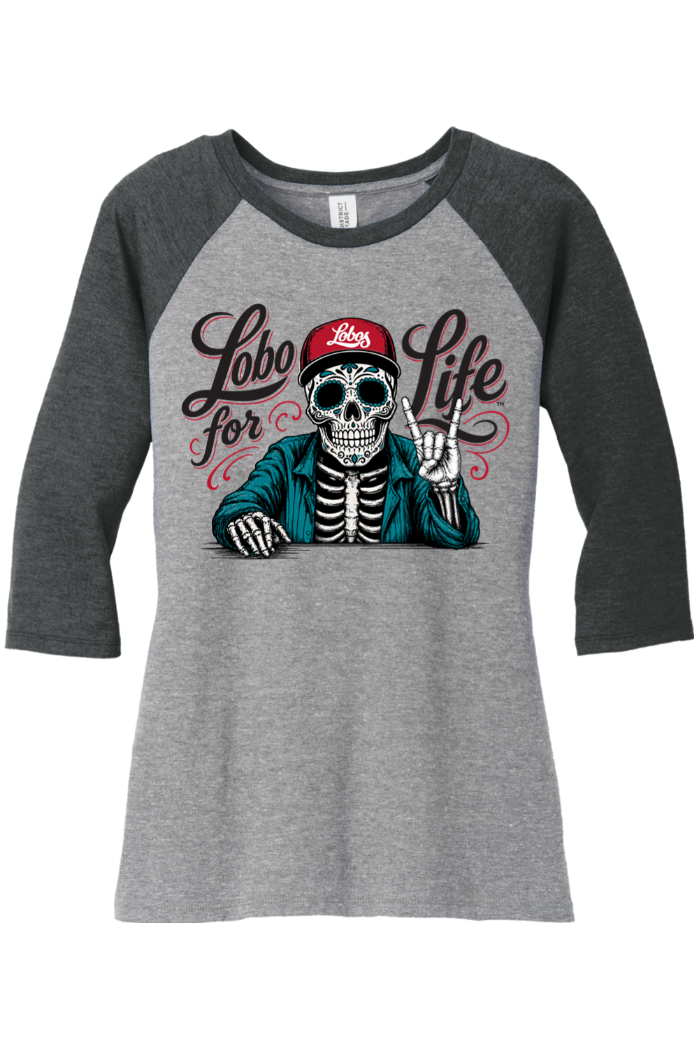 District Women’s Perfect Tri 3/4-Sleeve Raglan