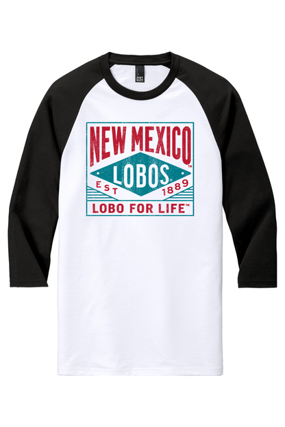 Lobo for Life 1889 - District Perfect Tri 3/4-Sleeve Raglan