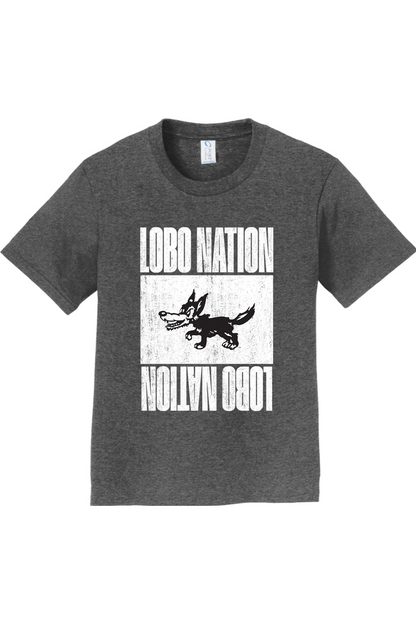 Lobo Nation Vintage - Port & Company Youth Fan Favorite Tee