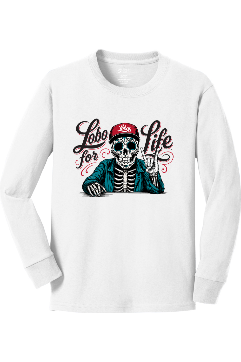 Youth Port & Company Long Sleeve Core Cotton Tee