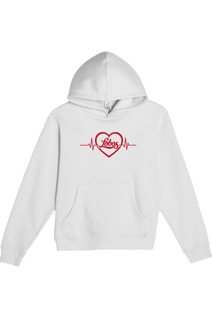 Lobos Heartbeat - Lane Seven Premium Youth Pullover Hoodie