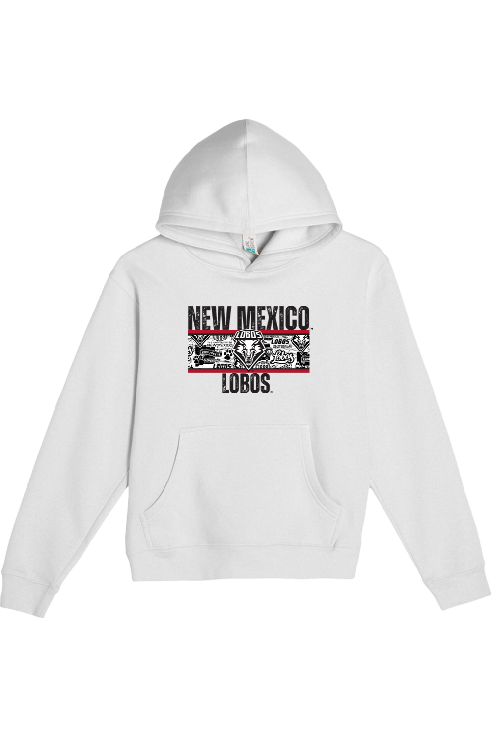 Lobos Heritage Collage - Lane Seven Premium Youth Pullover Hoodie