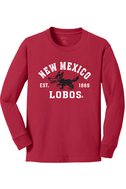 Youth Port & Company Long Sleeve Core Cotton Tee
