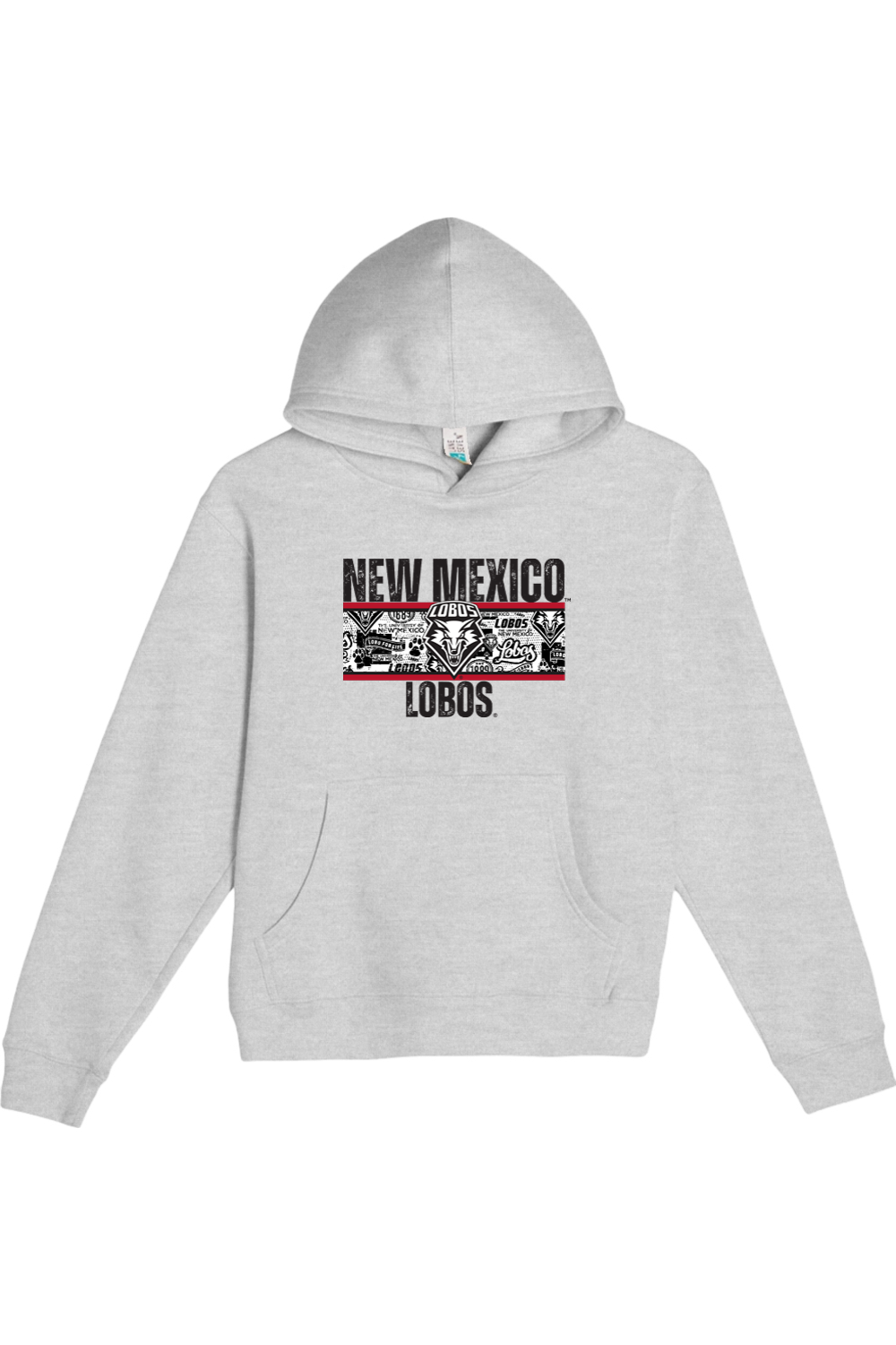 Lobos Heritage Collage - Lane Seven Premium Youth Pullover Hoodie