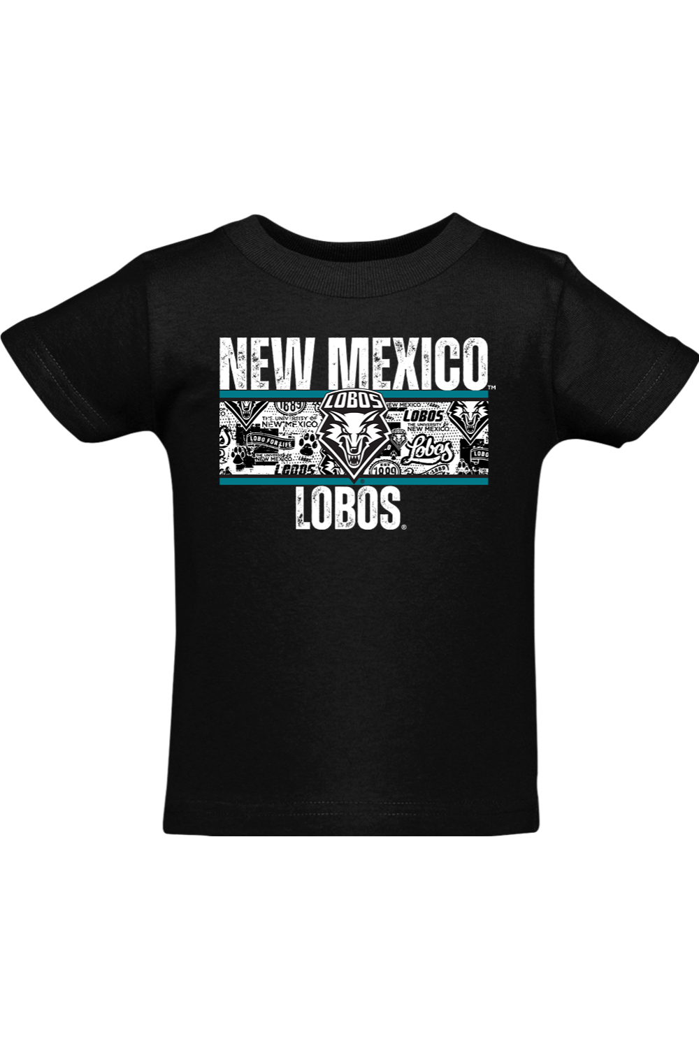 Lobos Heritage Collage - Infant Rabbit Skins Cotton Jersey Tee
