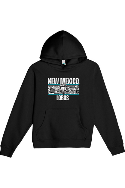 Lobos Heritage Collage - Lane Seven Premium Youth Pullover Hoodie