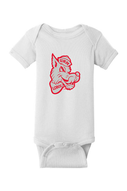 Retro Louie - Rabbit Skins Infant Short Sleeve Baby Rib Bodysuit
