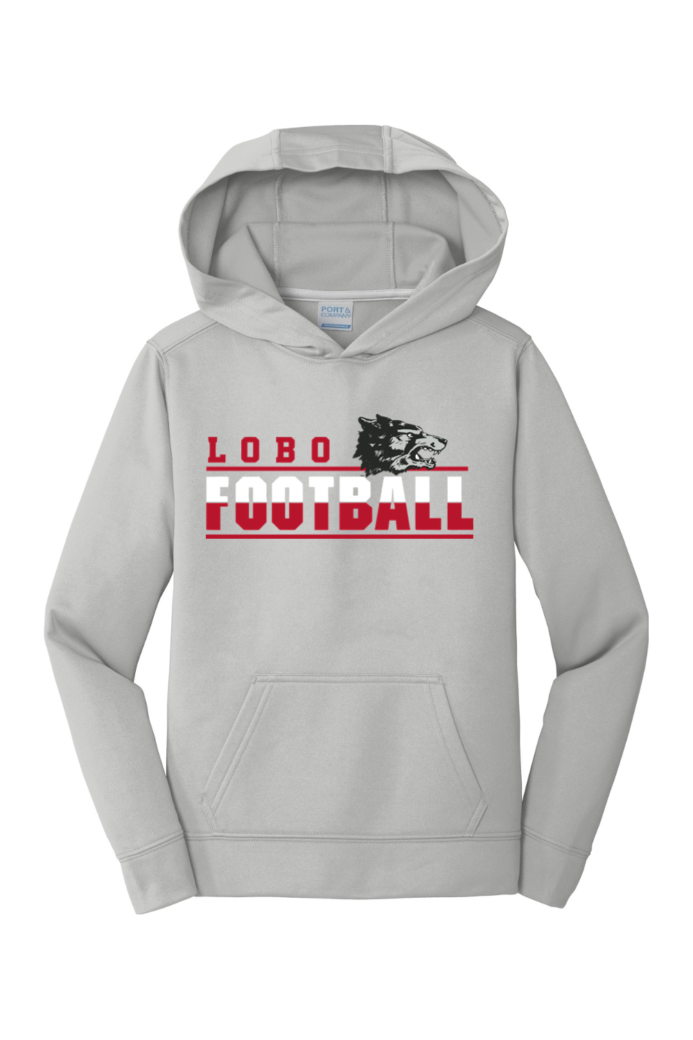 Lobo Football Classic - Port & Company Youth Performance Fleece Pullover Hooded Sweatshirt