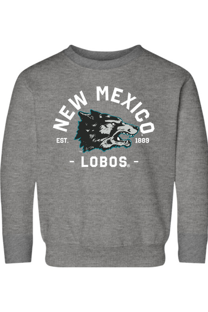 Lobos Vintage 1889 - Rabbit Skins Toddler Fleece Crewneck Sweatshirt