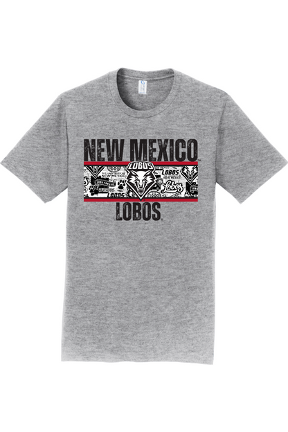 Lobos Heritage Collage - Port & Company Fan Favorite Tee