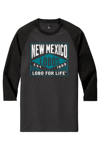 Lobo for Life 1889 - District Perfect Tri 3/4-Sleeve Raglan
