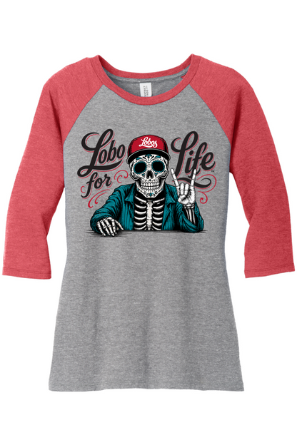 District Women’s Perfect Tri 3/4-Sleeve Raglan