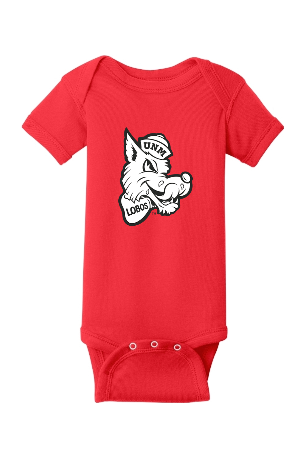 Retro Louie - Rabbit Skins Infant Short Sleeve Baby Rib Bodysuit