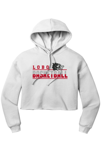 Lobo Basketball Classic - BELLA+CANVAS Women’s Sponge Fleece Cropped Fleece Hoodie