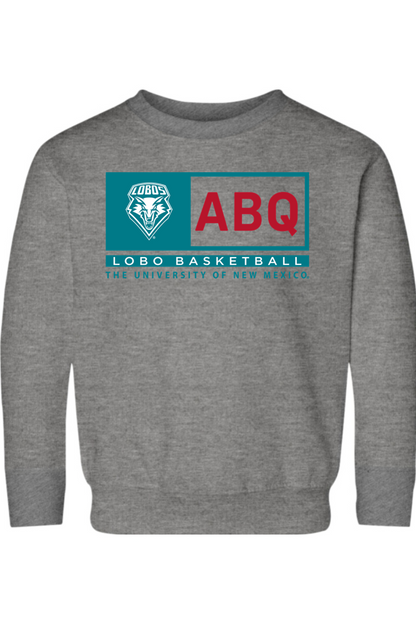 ABQ Heritage Basketball - Rabbit Skins Toddler Fleece Crewneck Sweatshirt