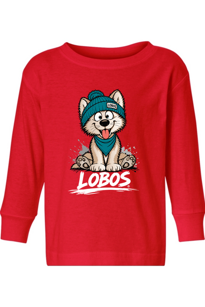 Lobo Pup - Rabbit Skins Toddler Long Sleeve Fine Jersey Tee