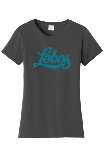 Lobos Script - Port & Company Ladies Fan Favorite Tee