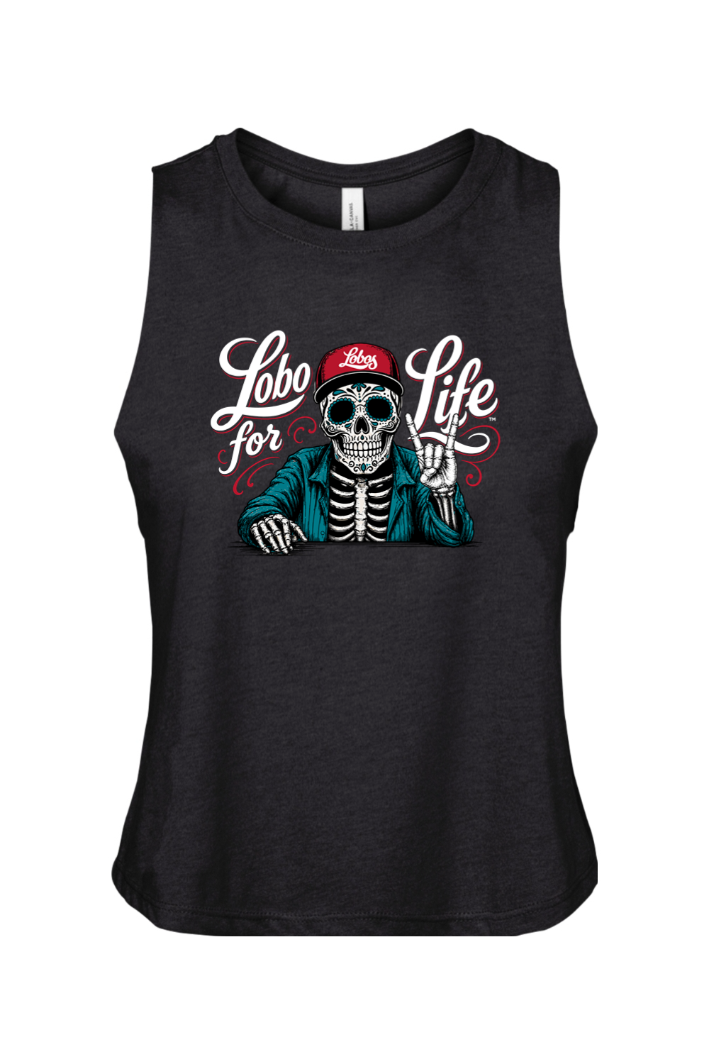Bella + Canvas Women's Racerback Cropped Tank