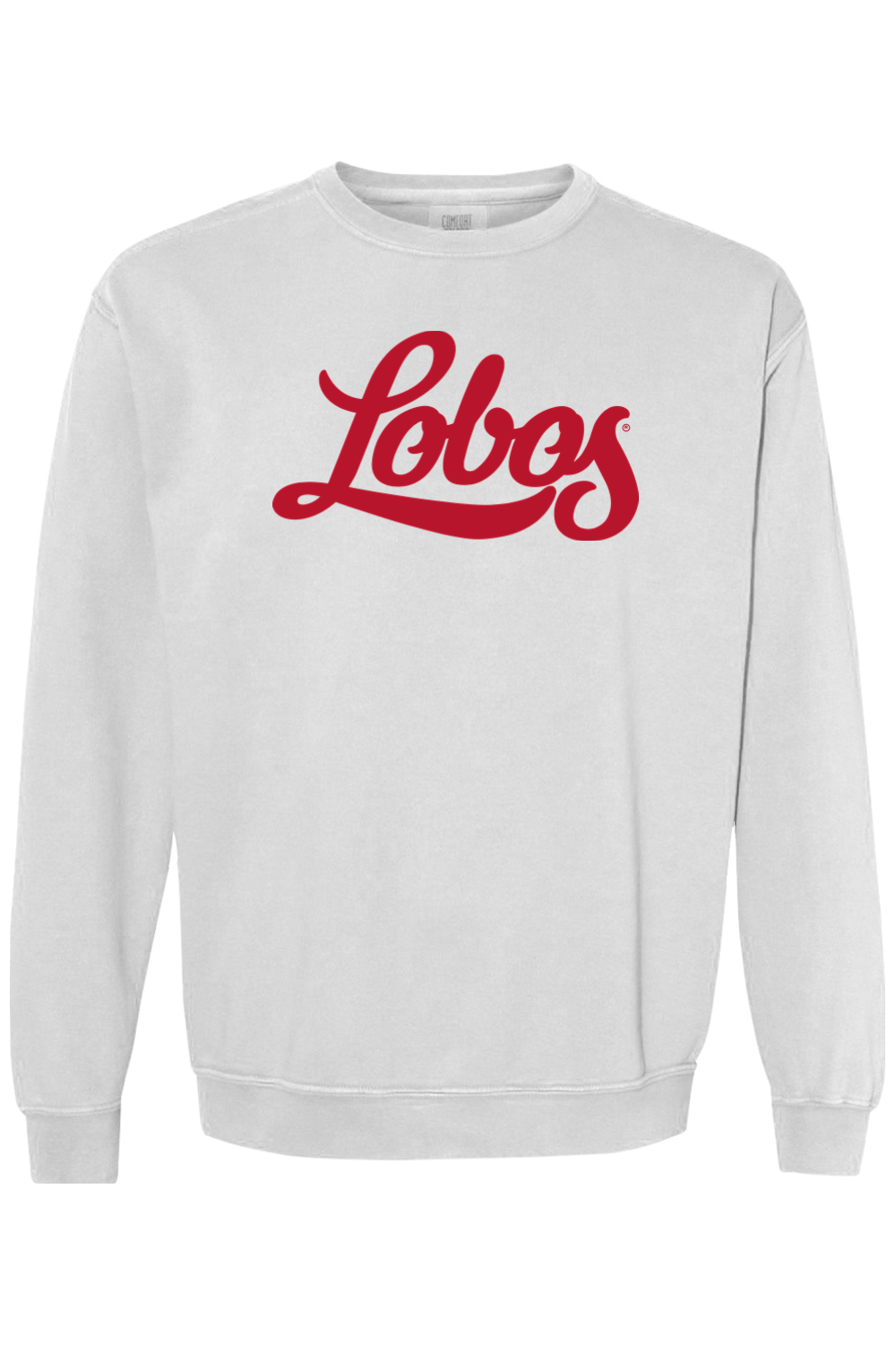 Lobos Script - Comfort Colors Ring Spun Crewneck Sweatshirt