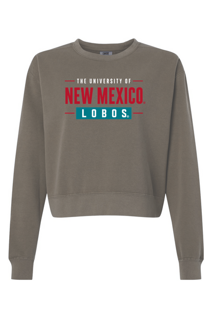 New Mexico Bold - Comfort Colors Women's Garment-Dyed Mid-Length Crewneck Sweatshirt