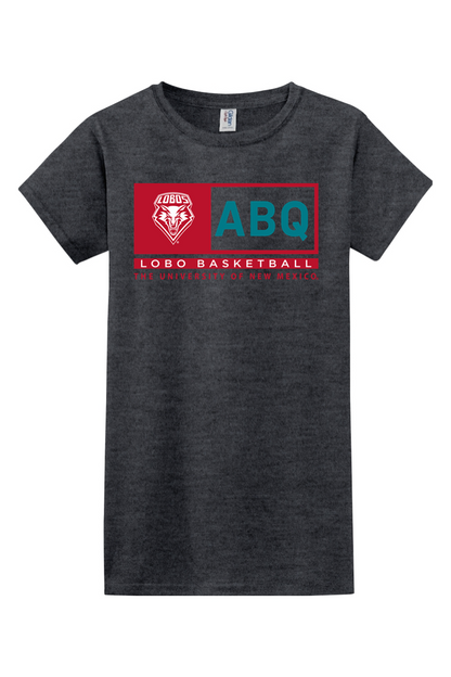 ABQ Heritage Basketball - Gildan Softstyle Ladies' T-Shirt
