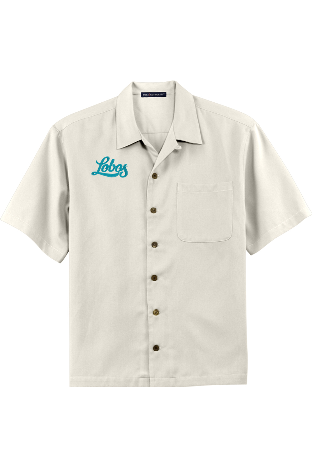 Lobos Script - Port Authority Easy Care Camp Shirt