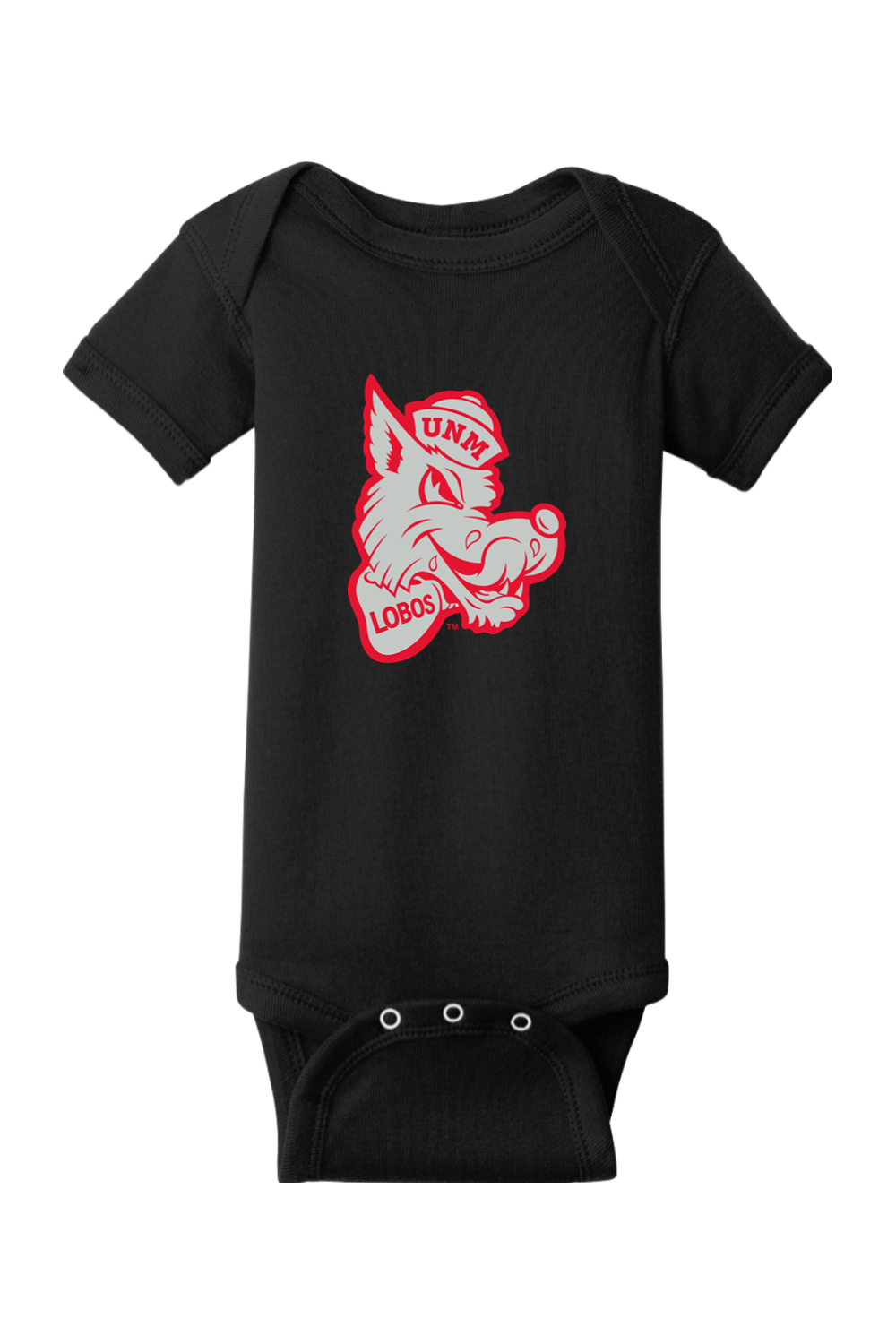 Retro Louie - Rabbit Skins Infant Short Sleeve Baby Rib Bodysuit