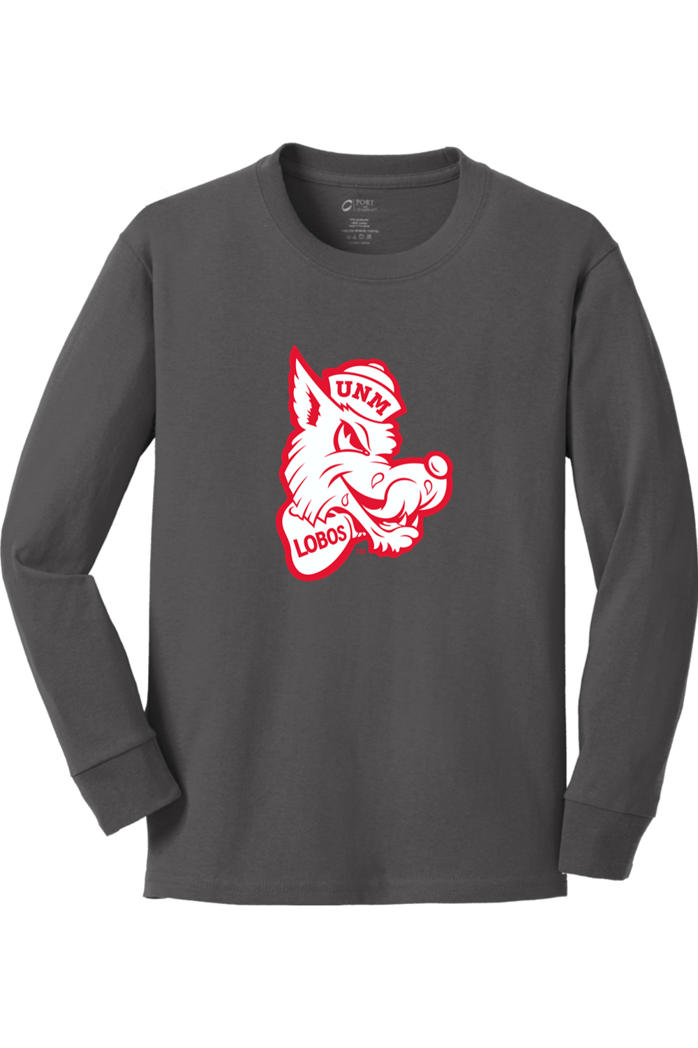 Retro Louie - Youth Port & Company Long Sleeve Core Cotton Tee