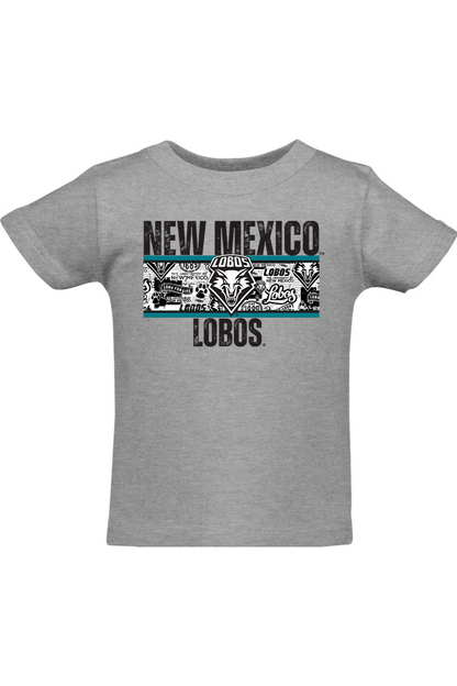 Lobos Heritage Collage - Infant Rabbit Skins Cotton Jersey Tee