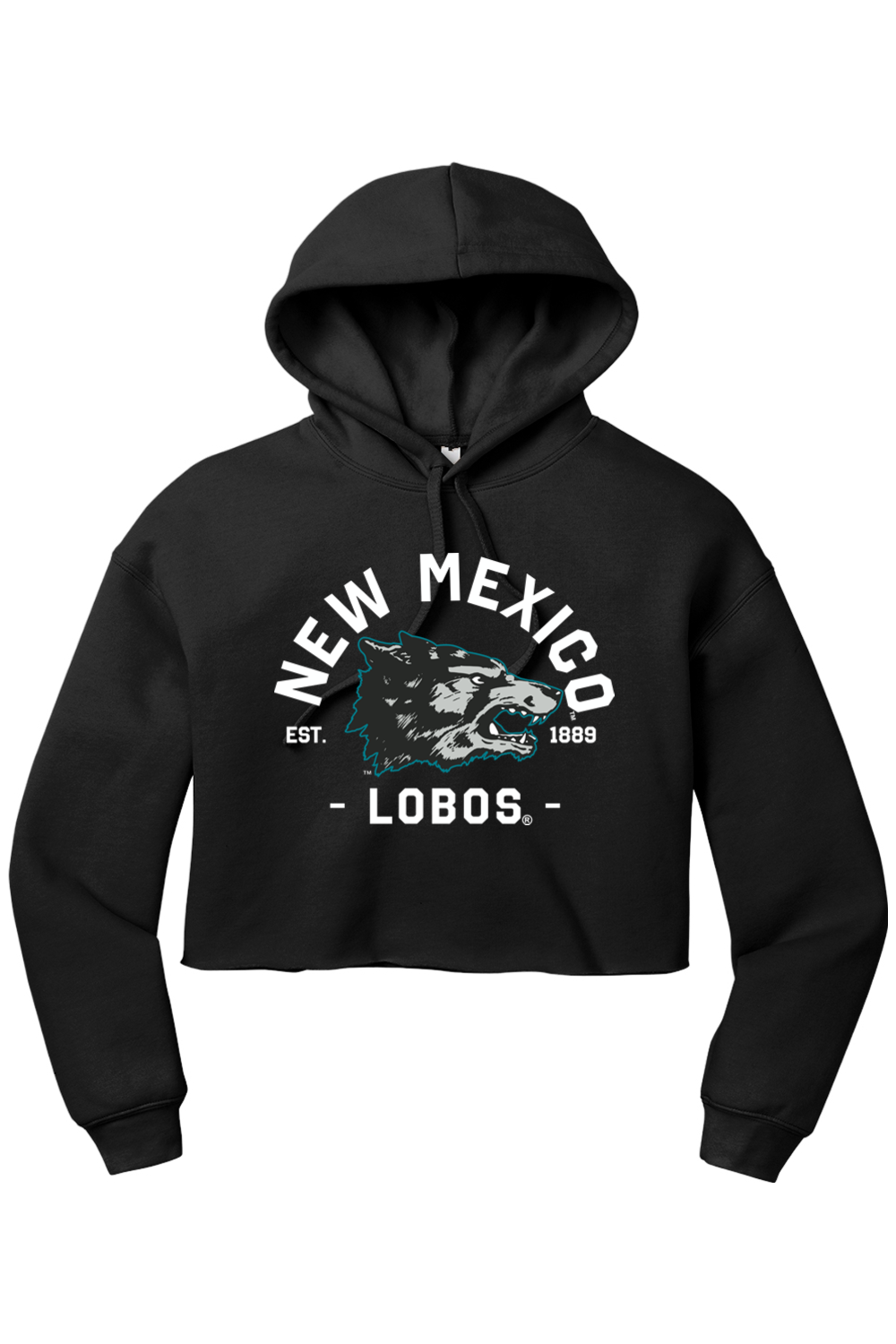 Lobos Vintage 1889 - BELLA+CANVAS Women’s Sponge Fleece Cropped Fleece Hoodie