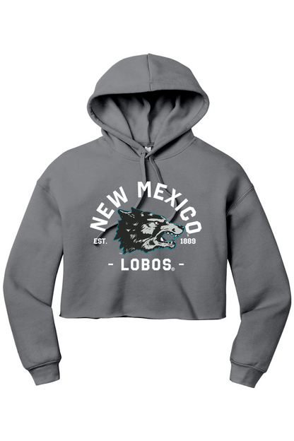 Lobos Vintage 1889 - BELLA+CANVAS Women’s Sponge Fleece Cropped Fleece Hoodie