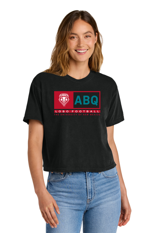 ABQ Heritage Football - Comfort Colors Women's Heavyweight Boxy T-Shirt