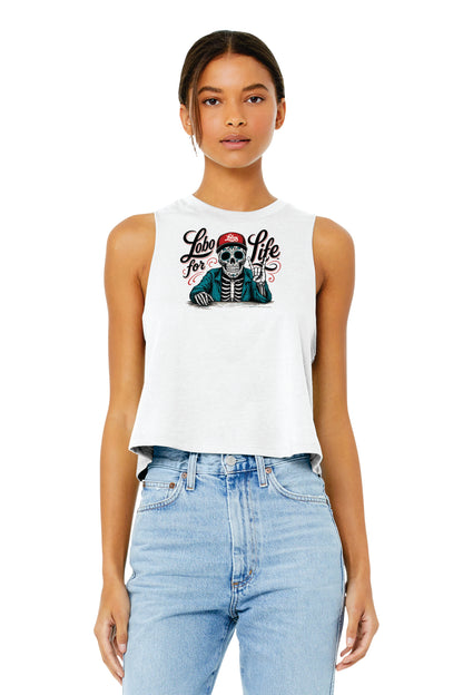 Bella + Canvas Women's Racerback Cropped Tank