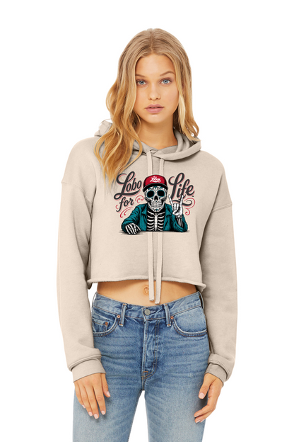 BELLA+CANVAS Women’s Sponge Fleece Cropped Fleece Hoodie