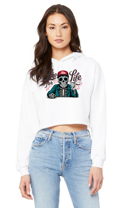 BELLA+CANVAS Women’s Sponge Fleece Cropped Fleece Hoodie