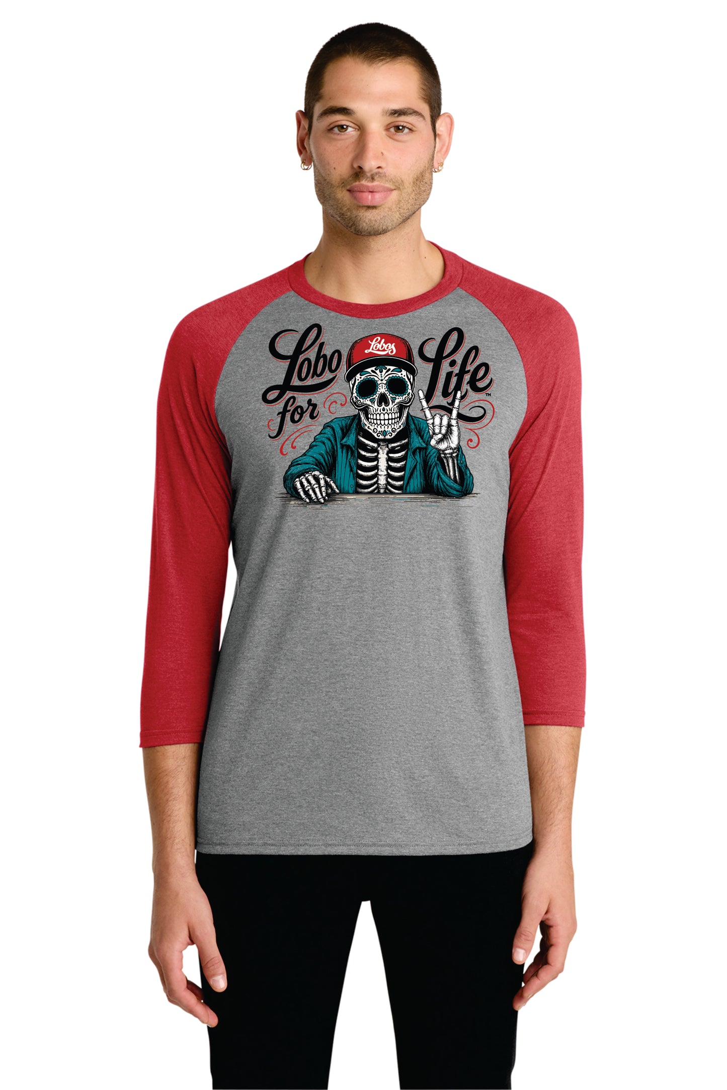 District Perfect Tri 3/4-Sleeve Raglan