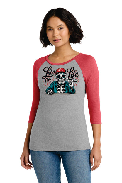 District Women’s Perfect Tri 3/4-Sleeve Raglan