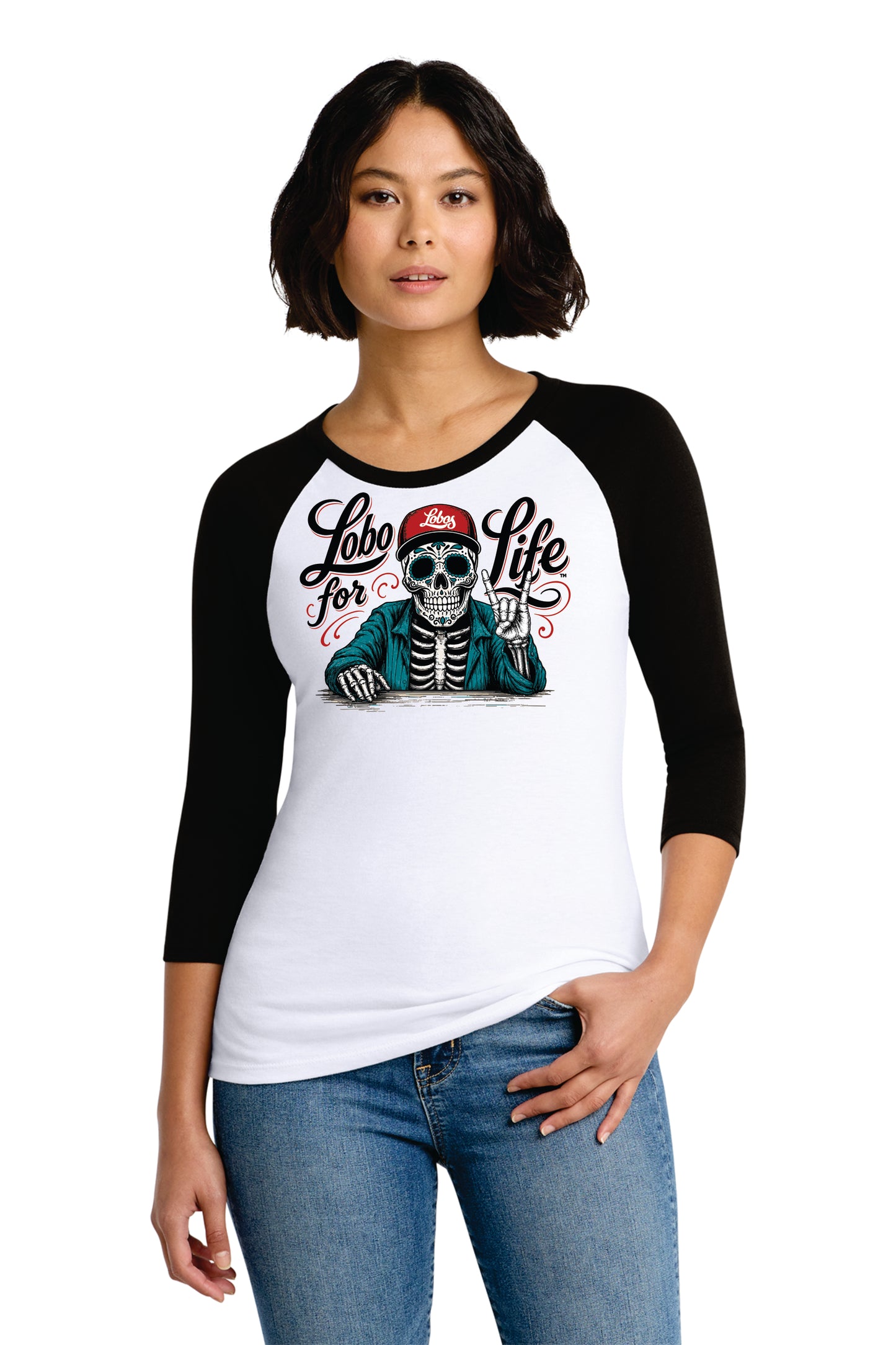 District Women’s Perfect Tri 3/4-Sleeve Raglan