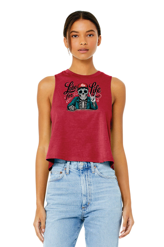 Bella + Canvas Women's Racerback Cropped Tank