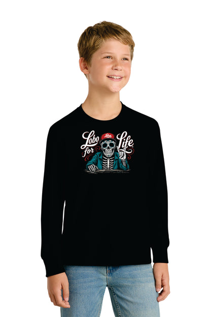 Youth Port & Company Long Sleeve Core Cotton Tee