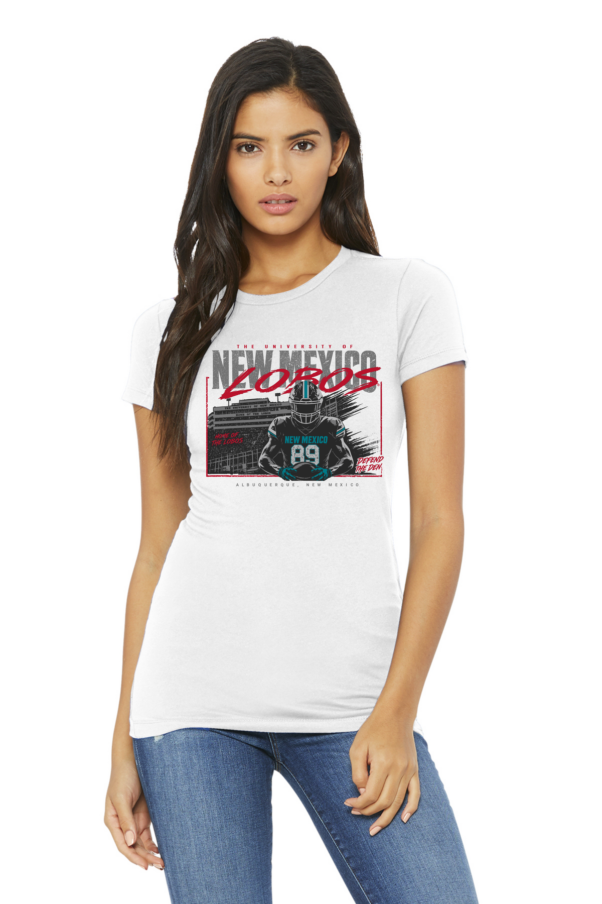 Lobos Stadium - BELLA+CANVAS Women’s Slim Fit Tee