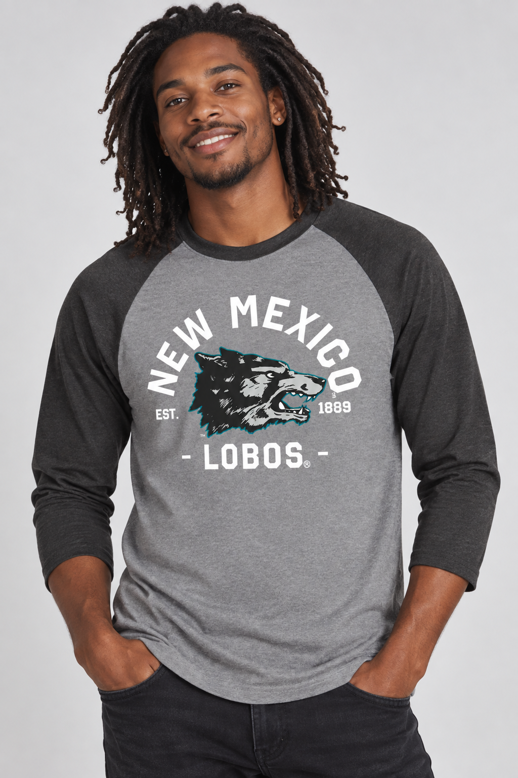 Lobos Vintage 1889 - District Perfect Tri 3/4-Sleeve Raglan