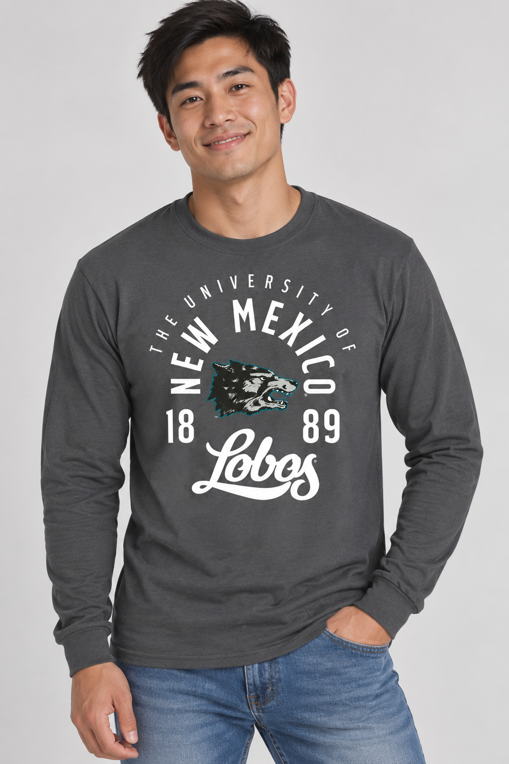 Lobos Legacy 1889 - Gildan Softstyle Long Sleeve T-Shirt