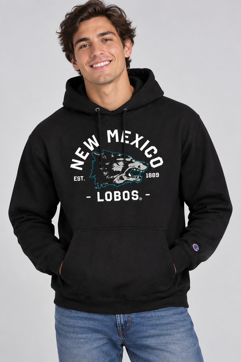 Lobos Vintage 1889 - Champion Reverse Weave Hooded Sweatshirt