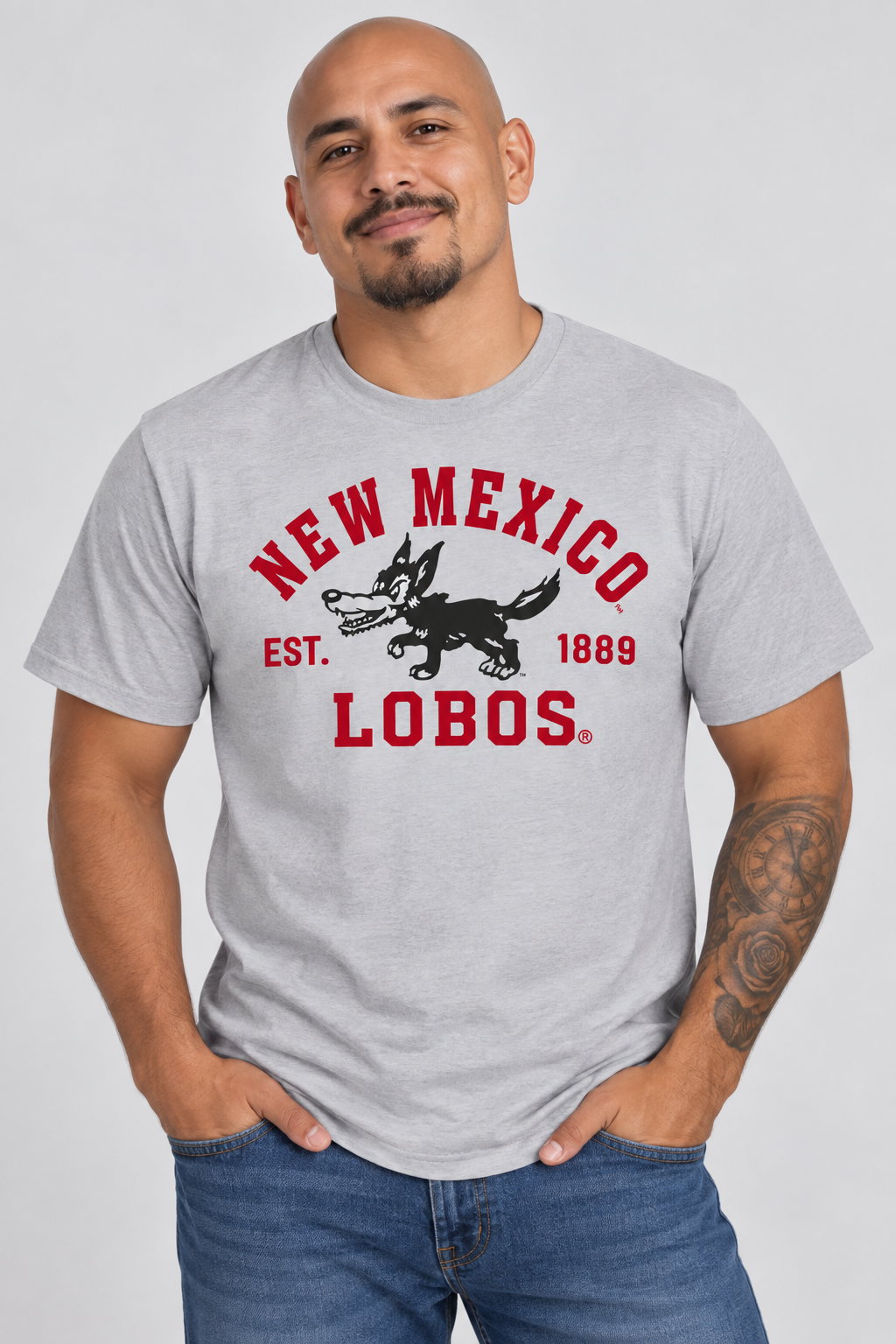 Lobos Collegiate Classic - Bella + Canvas Jersey Tee