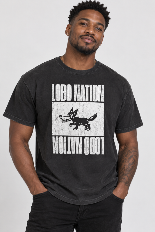 Lobo Nation Vintage - Comfort Colors Ringspun Short Sleeve Shirt
