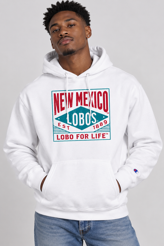 Lobo For Life 1889 - Champion Reverse Weave Hooded Sweatshirt