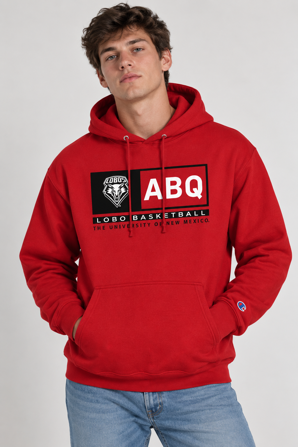 ABQ Heritage Basketball - Champion Reverse Weave Hooded Sweatshirt