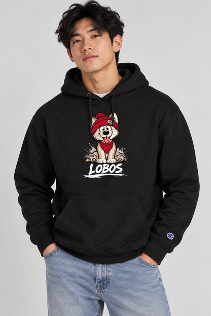 Lobo Pup - Champion Reverse Weave Hooded Sweatshirt